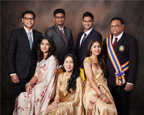 Datuk R. Ravendren's Family