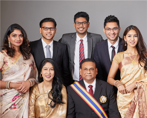Datuk R. Ravendren's Family